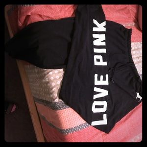 Pink sweats